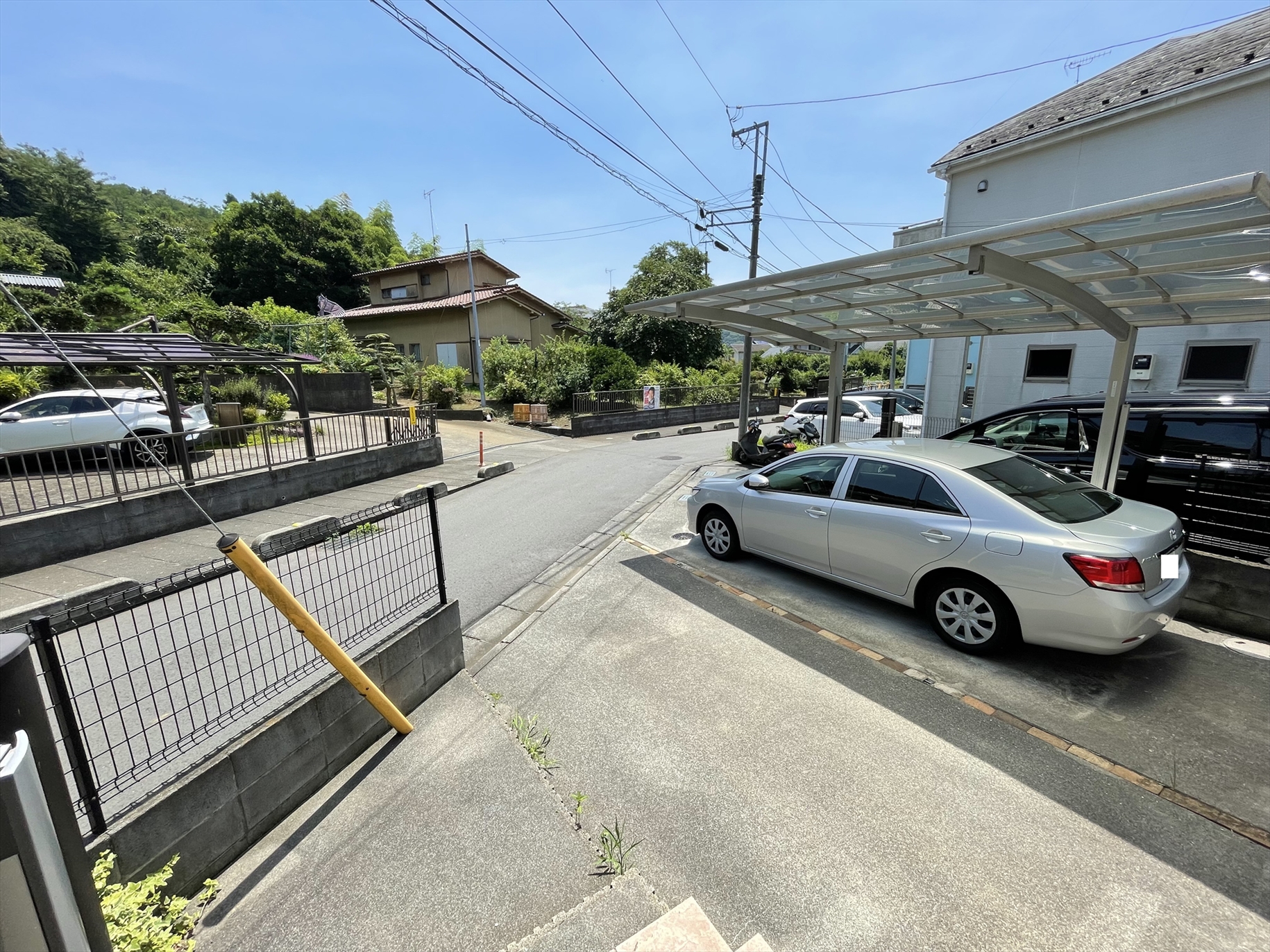 前面道路含む現地写真(2024年7月撮影)