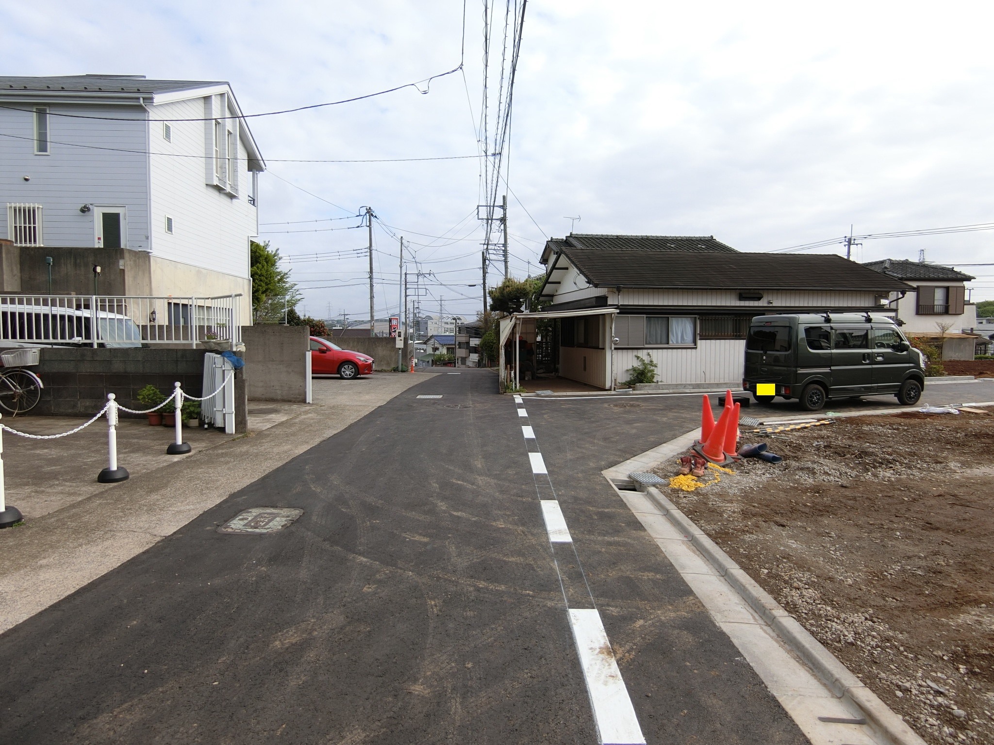 前面道路含む現地写真(2025年4月撮影)