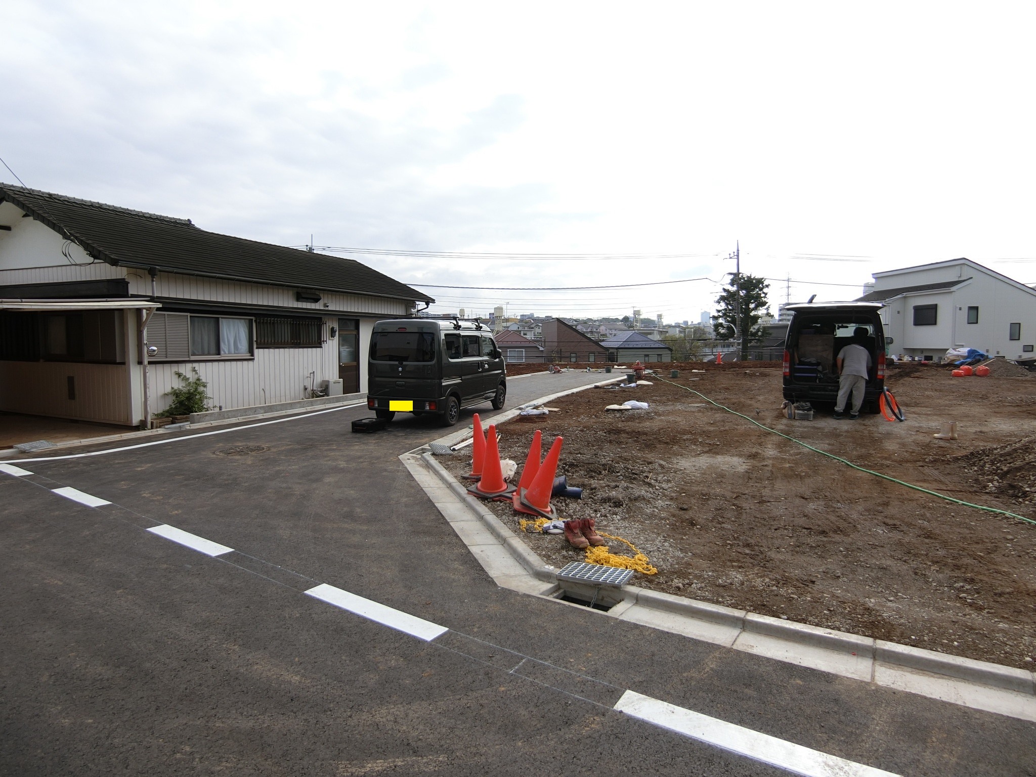 前面道路含む現地写真(2025年4月撮影)
