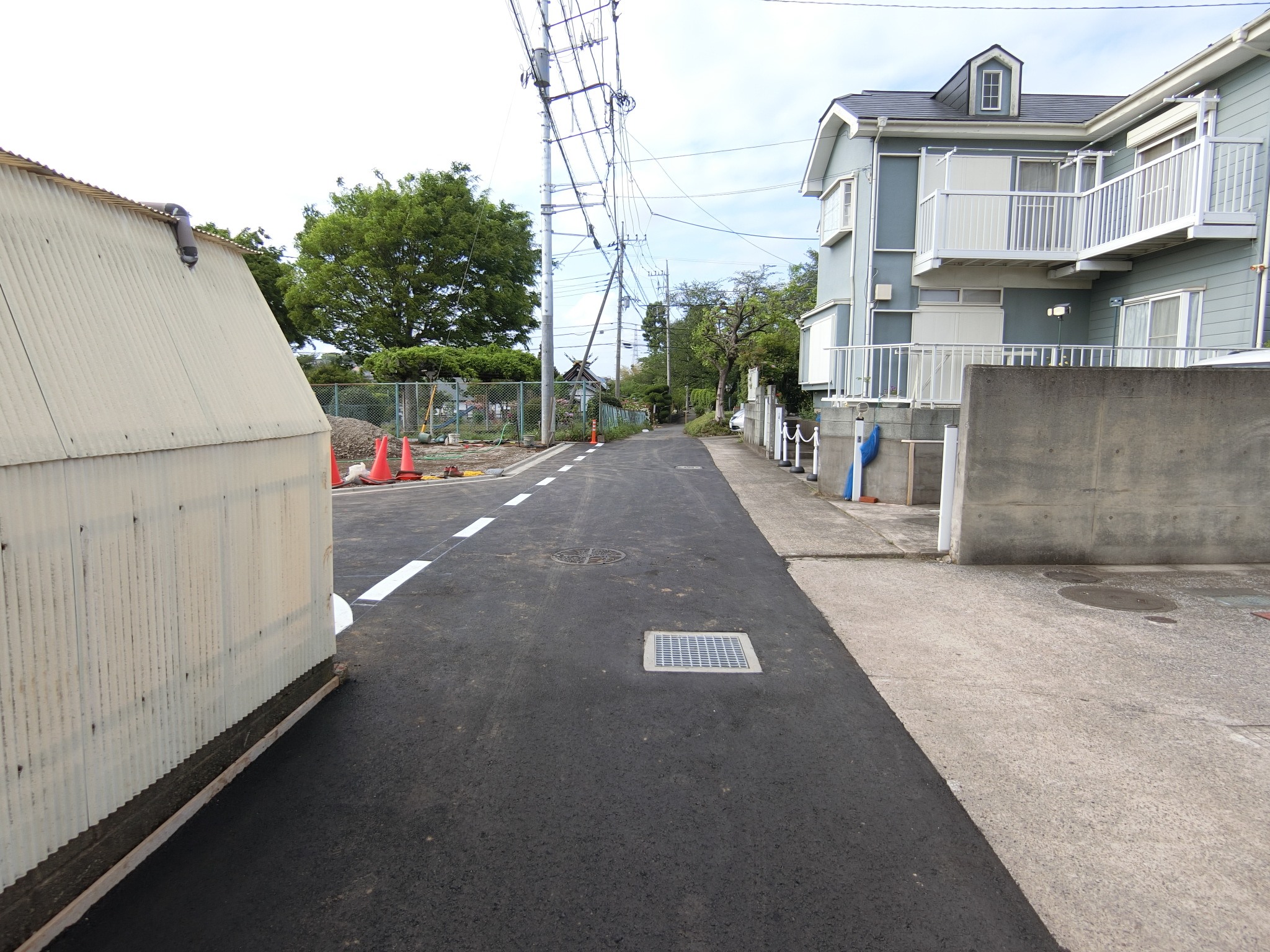 前面道路含む現地写真(2025年4月撮影)