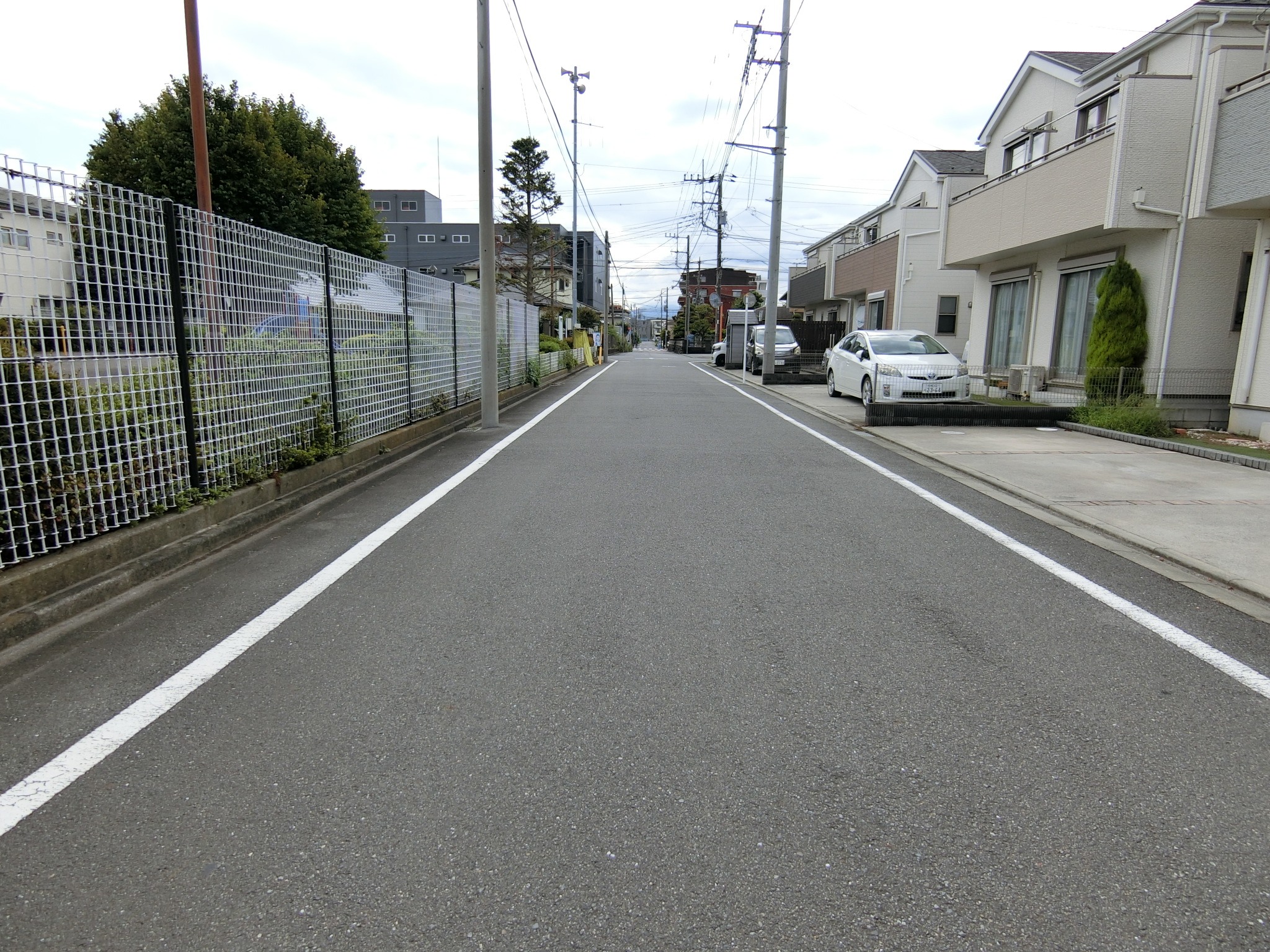 前面道路含む現地写真(2025年9月撮影)