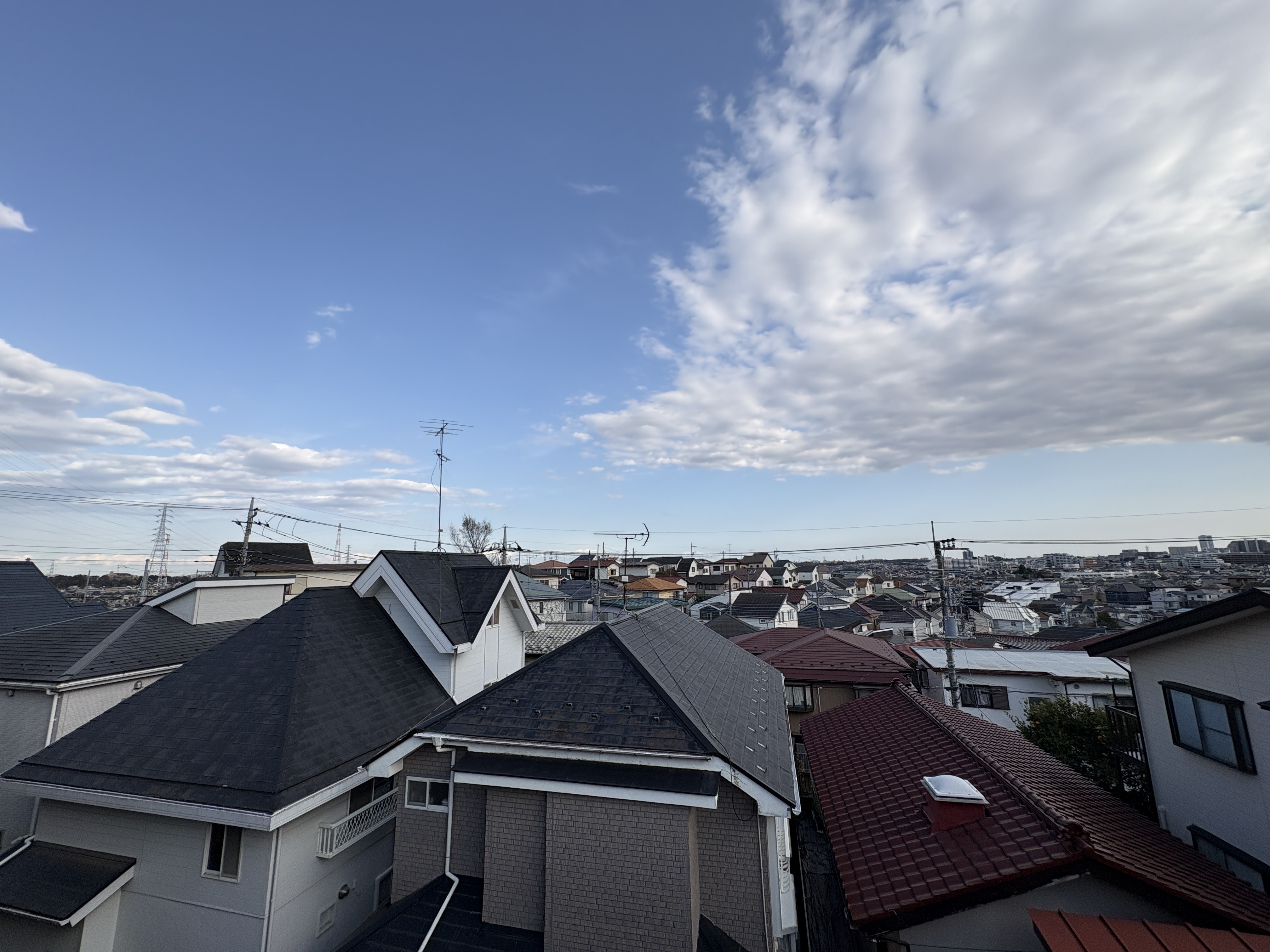 2階からの眺望(2026年3月撮影)